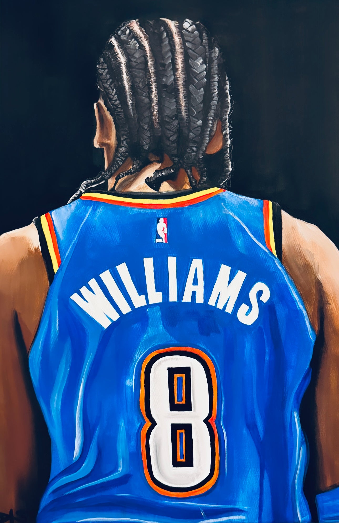 Jalen Williams Jersey Print